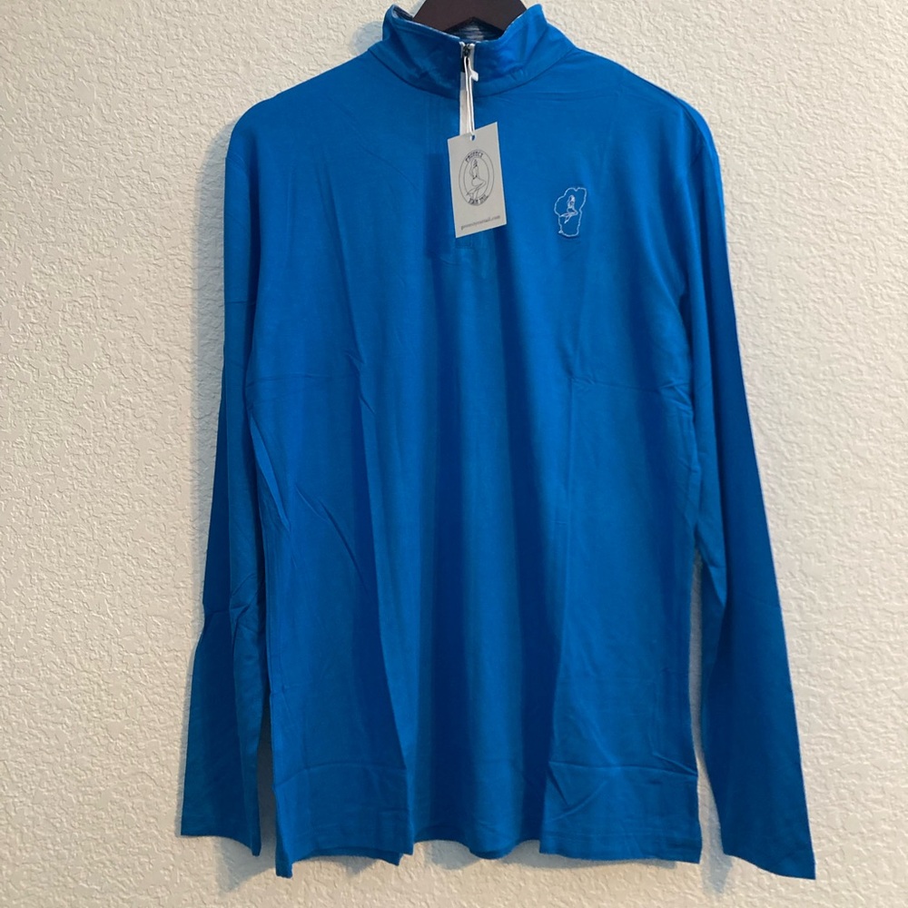 Men’s Blue SPF Zip-Up